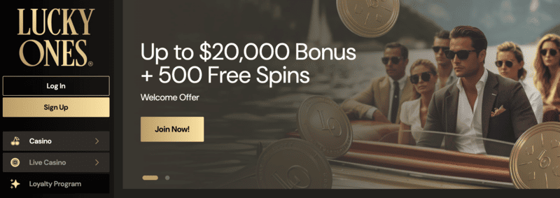 Lucky Ones Casino site